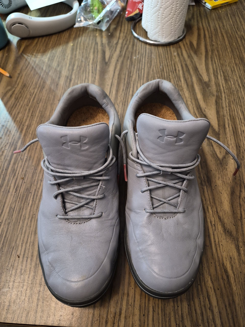 Grey Under Armour Golf Shoes 10.5. Used Once